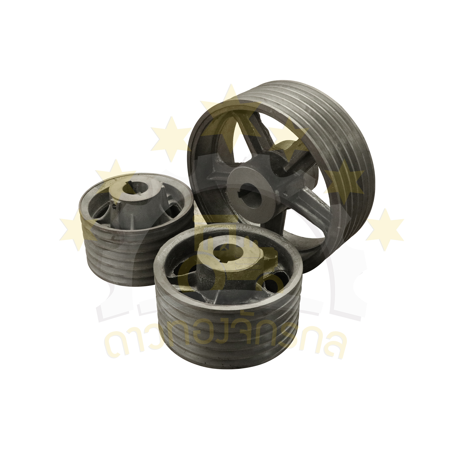Pulley 6 grooves spokes
