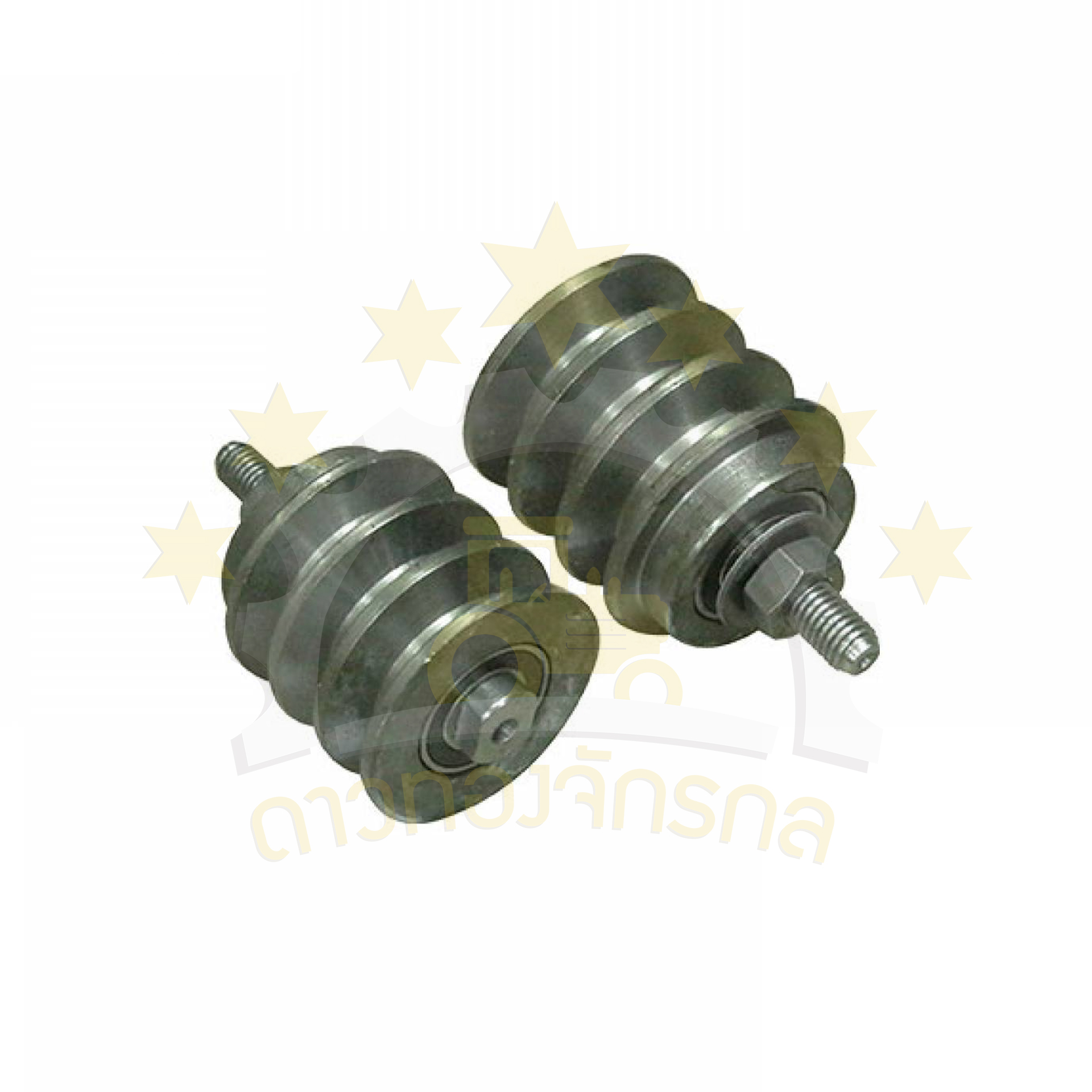 Set pulley belt 6204 - 3 groove - no shoulders